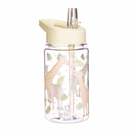 Sass & Belle Spildfri Drikkeflaske Giraffer fra Sass And Belle