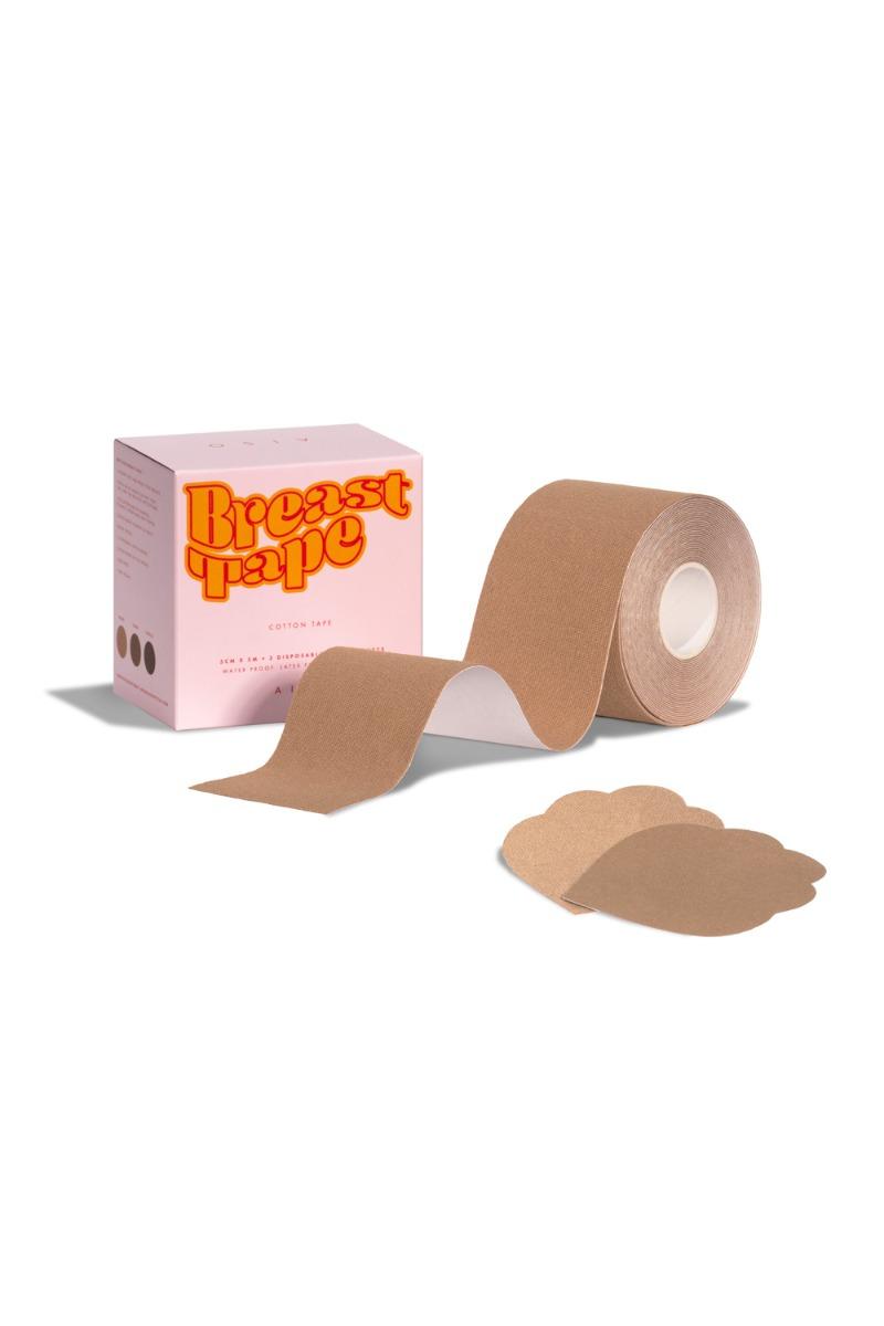 Brysttape Nilla 5cm x 5m med 3 Nipple Covers - Aiso