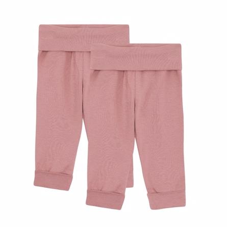 2 Pak Justerbare Leggings i Falmet Rosa fra Birkholm