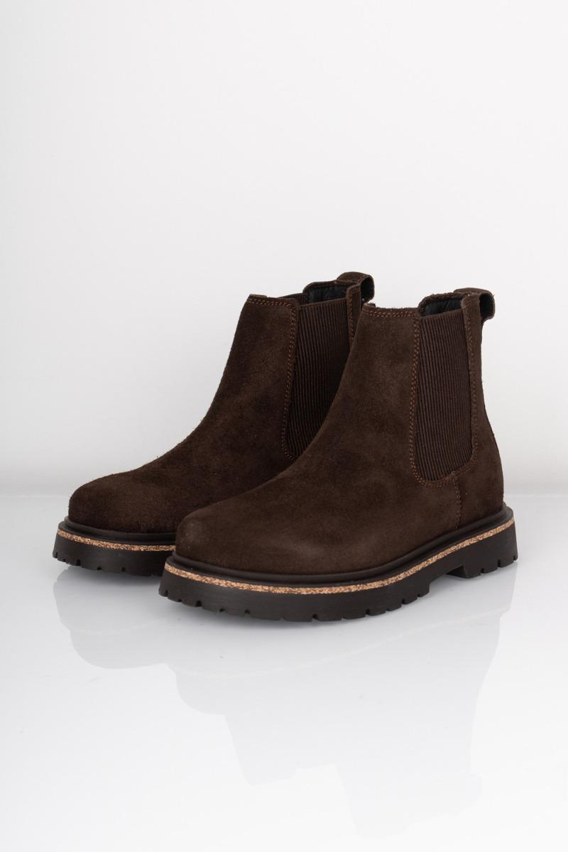 Sko   Highwood Slip On Women Suede Leather   Mocha fra Birkenstock