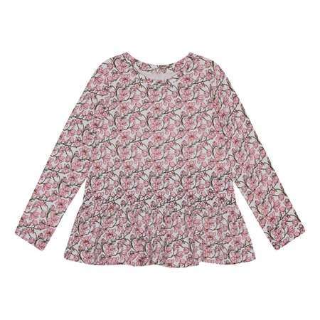 Peplum Bluse Sakura Blomster fra Birkholm
