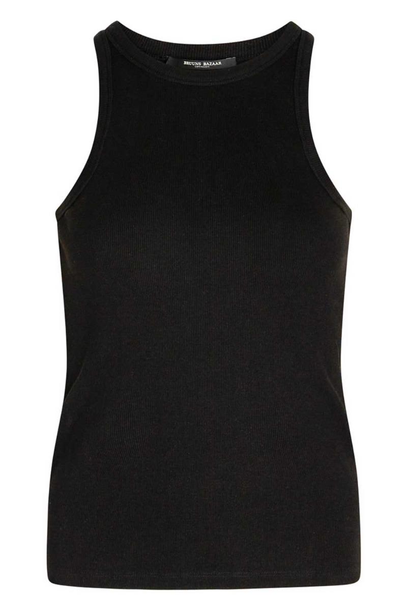 Katy Rib Tank Top i Sort - Et Must-Have til Året Rundt