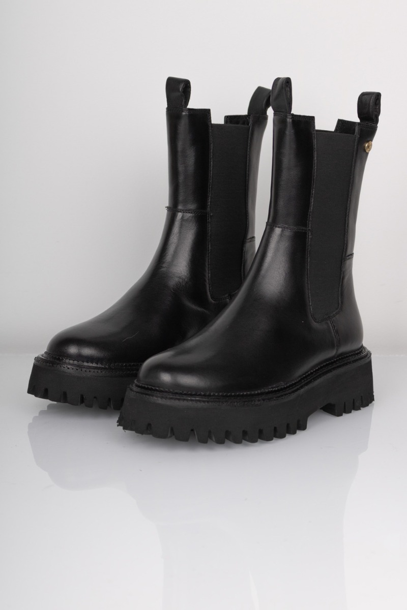 Støvler   Lemon (plain Color)   Black fra Copenhagen Shoes