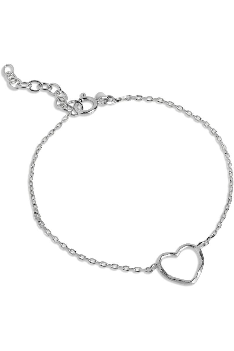 â¤ï¸     Armbånd   Bracelet Organic Heart   Silver fra Enamel