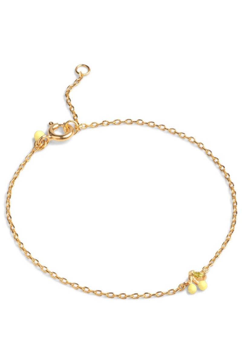 Armbånd   Bracelet Cherry   Light Yellow fra Enamel