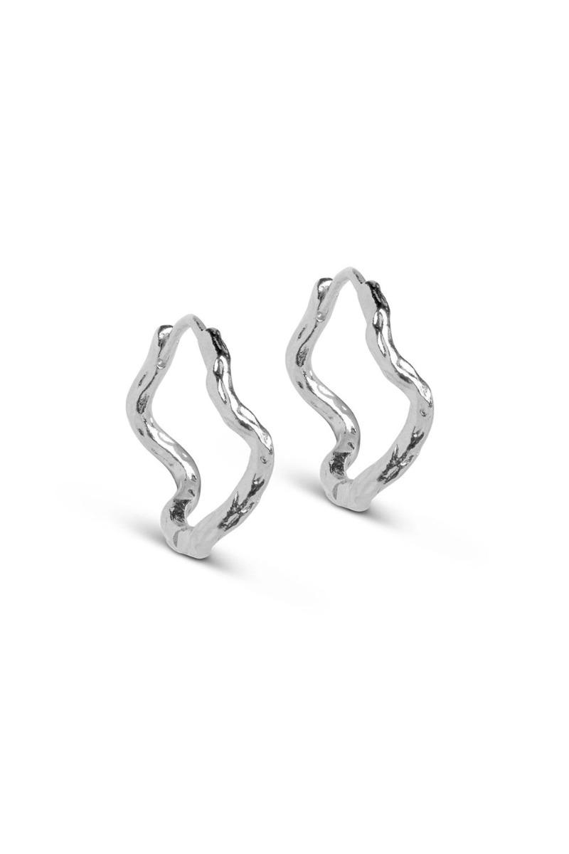 â¤ï¸     øreringe   Holly Hoops Large   Silver fra Enamel