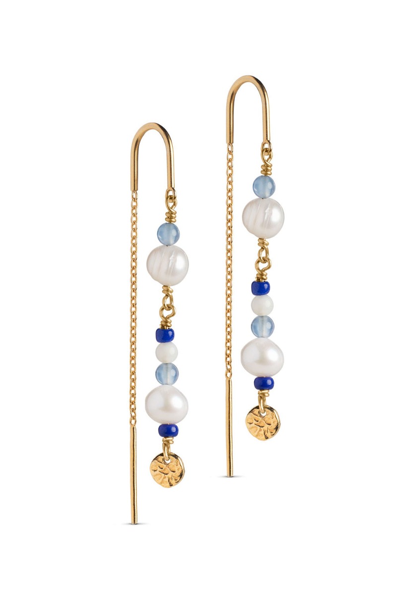 øreringe   Sofia Earring   Marine Gold fra Enamel