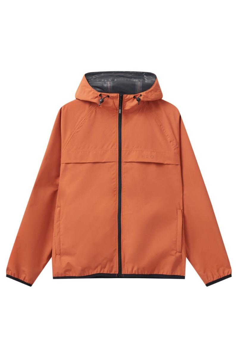 Regnjakke   Basic Rømø Lw Rain Jacket   Packable   Autumn Leaf fra H2o