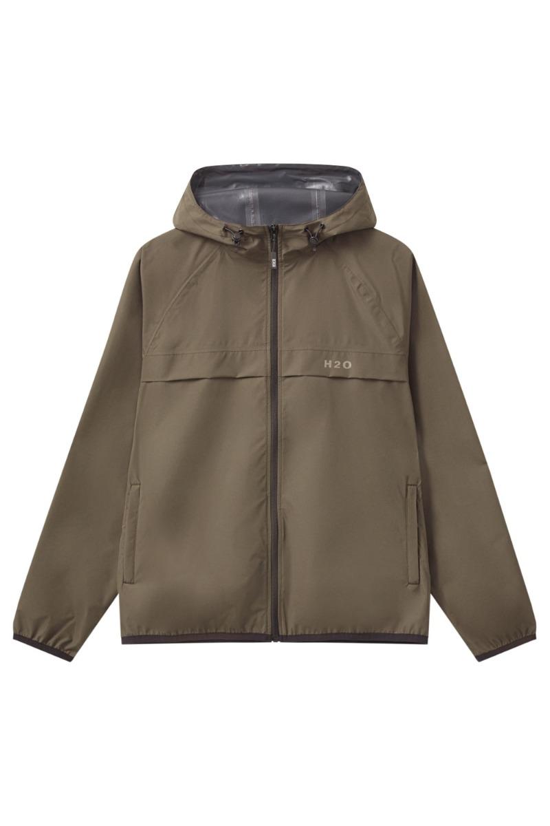 Regnjakke   Basic Rømø Lw Rain Jacket   Packable   Dusty Oak fra H2o