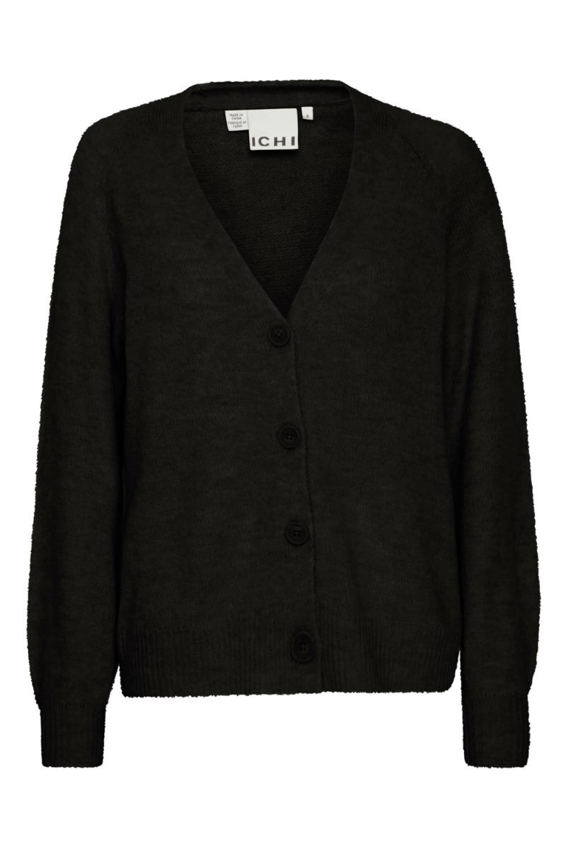 Cardigan   Ih Kamara Ca3   Black fra Ichi