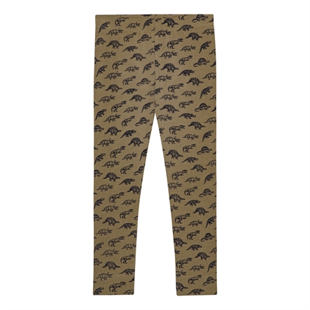 Leggings Brun Dinosaur fra Birkholm