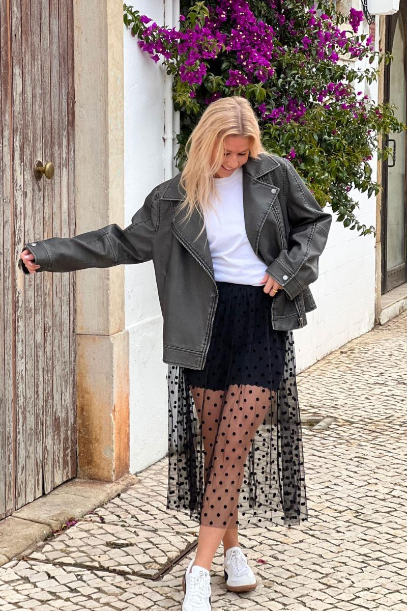 Nederdel   Rikke Nederdel   Black Dots fra Loved By Lykke