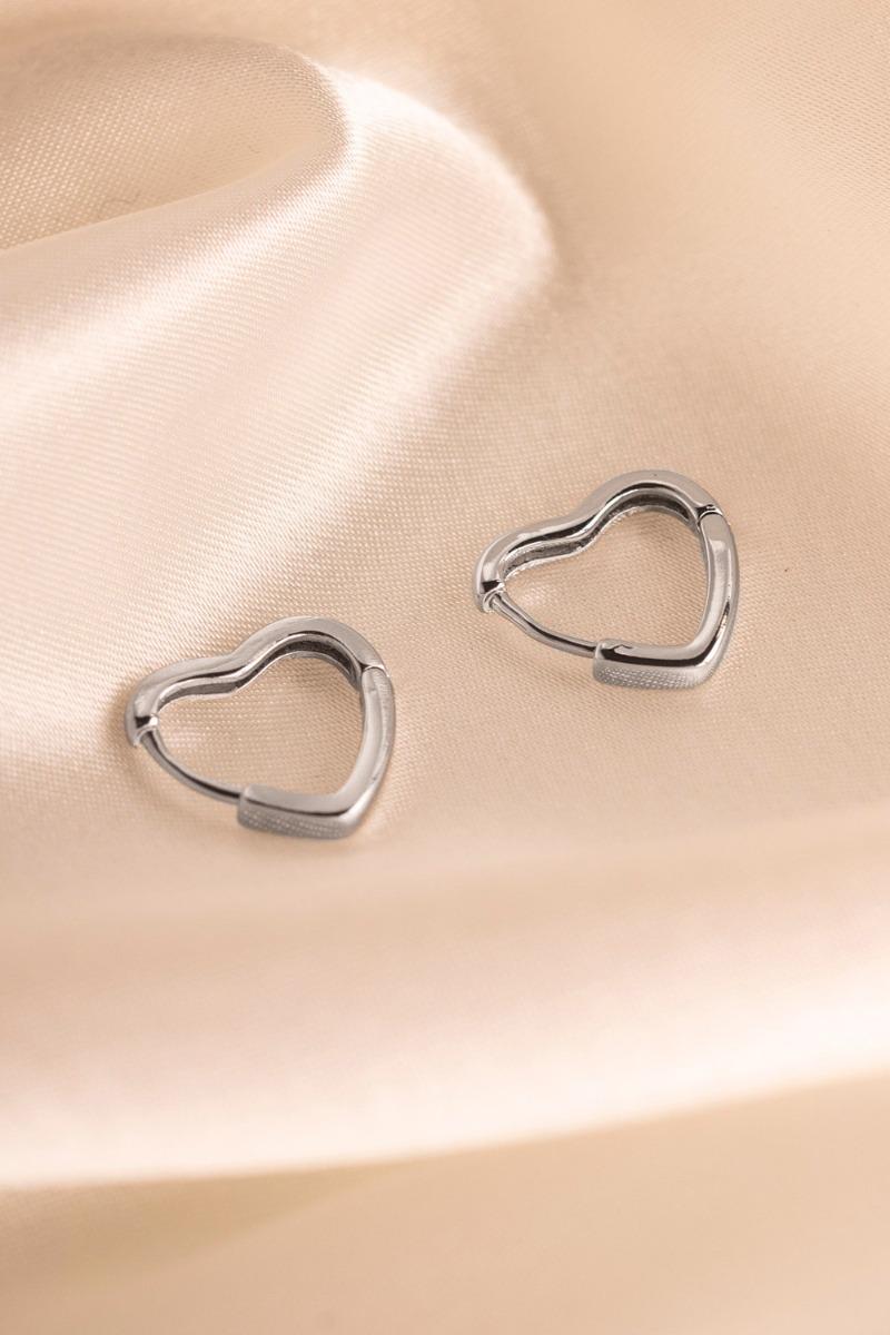 øreringe   Lullu Medium   Silver fra Lucky Lemon
