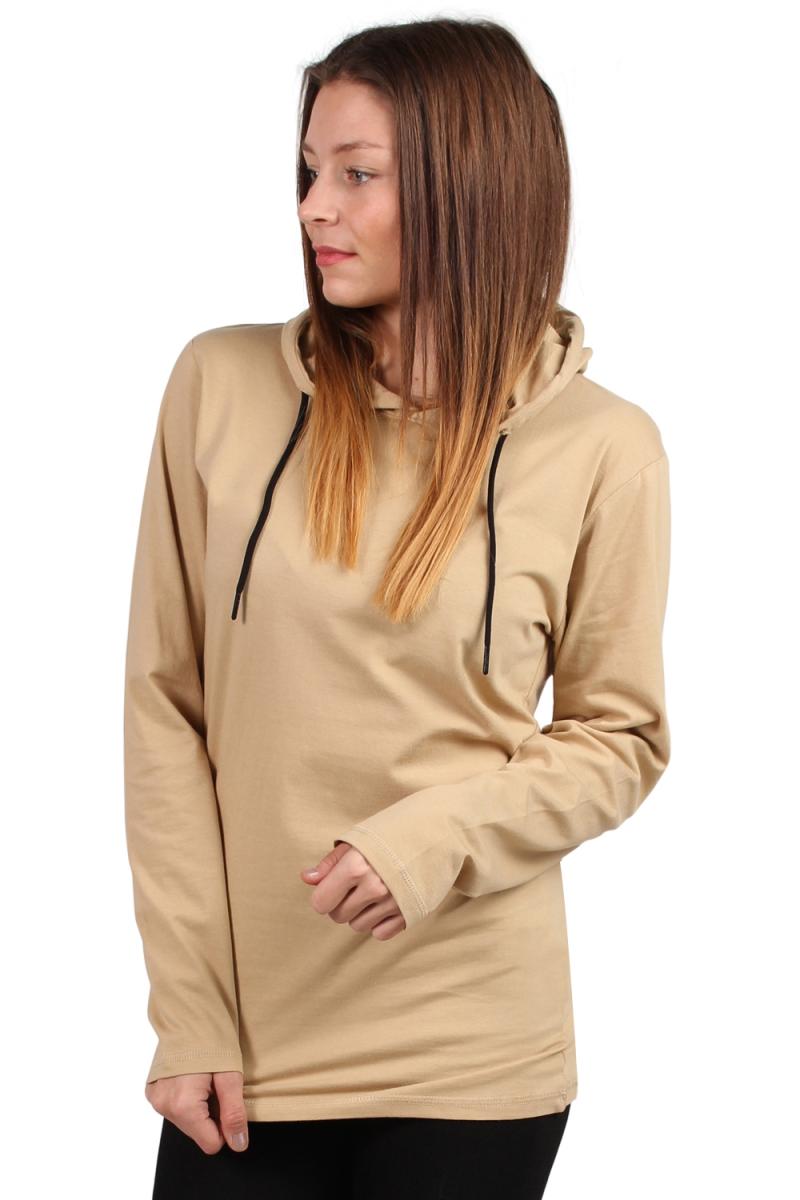 Lykke By Lykke   Bluse   Hooded Tee   Sand fra Lykkebylykke
