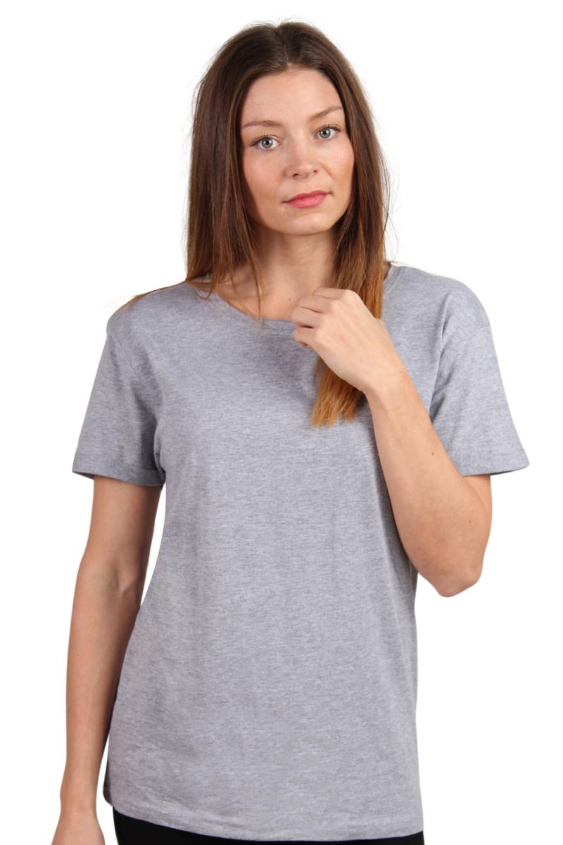 Lykke By Lykke   T Shirt   Raw Tee   Oxford Grey fra Lykkebylykke