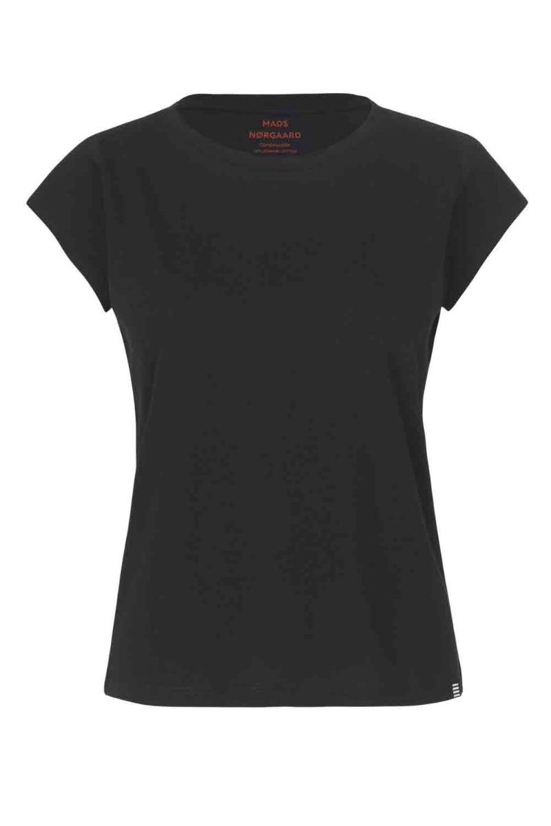 T Shirt   Organic Favorite Teasy Tee   Black fra Mads Nørgaard