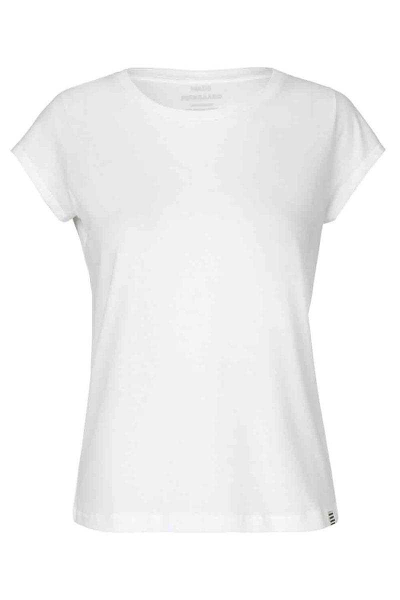 Økologisk Teasy T-Shirt i Hvid fra Mads Nørgaard - Udsalg!