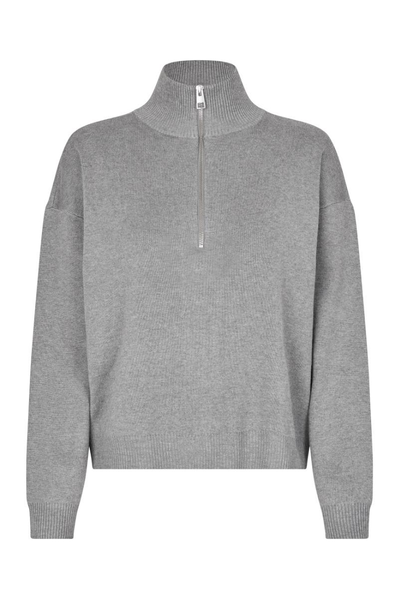 Bluse   Joely M   Medium Grey Melange fra Mbym