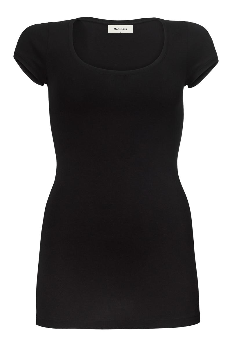 Sort Basis T-Shirt fra Modström – Musthave til Alle Anledninger