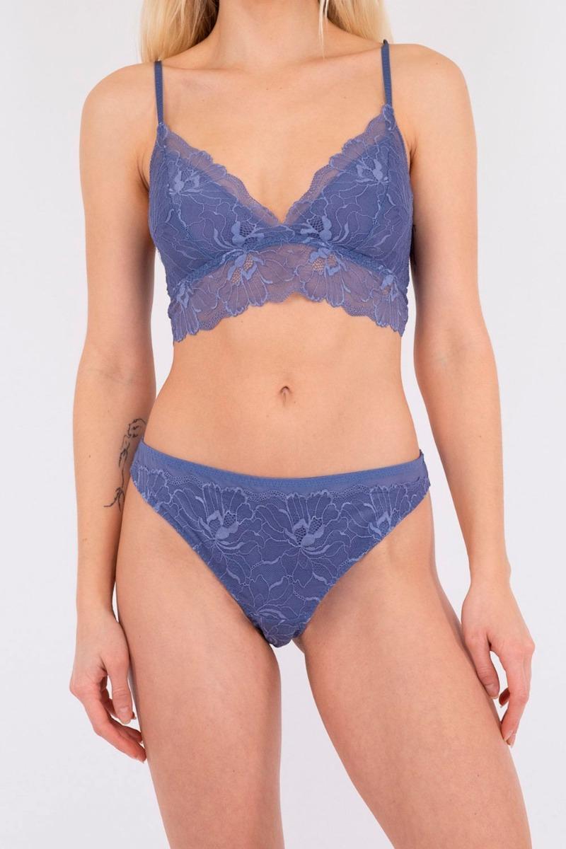 Bh   Skin Clementine Bra   Dusty Blue fra Neo Noir