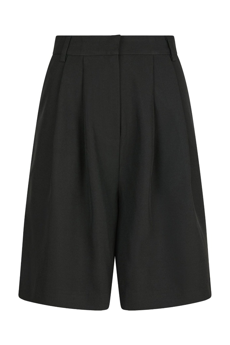 Nika Bermuda Shorts i Sort fra Neo Noir - Halloween Tilbud!