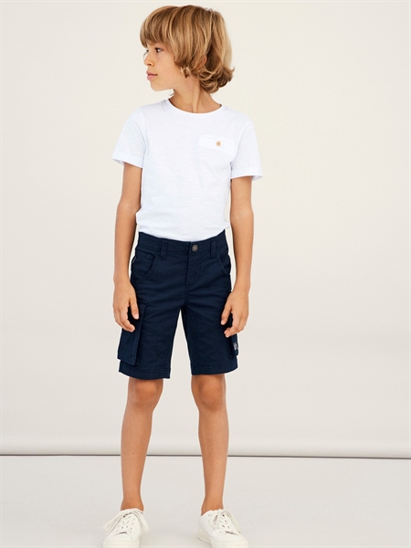 Cargo Shorts Ryan i Mørk Safir fra Name It - Fede Detaljer!