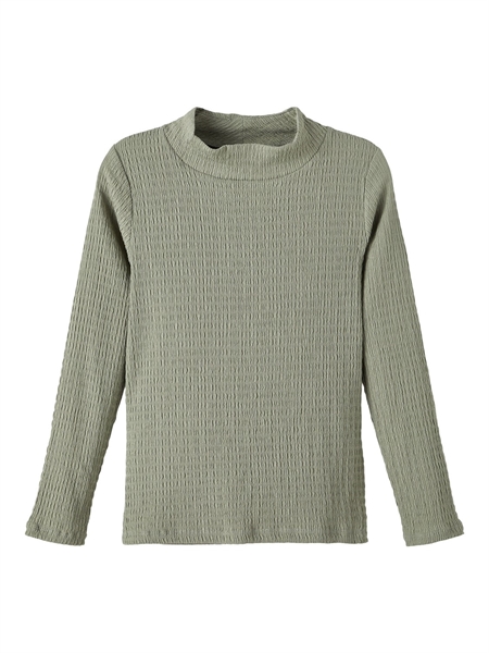 Toduno Top i Dried Sage - Langærmet Bluse til Piger