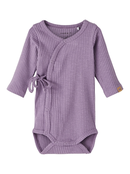 Wrap Body Ballie Purple Sage fra Name It
