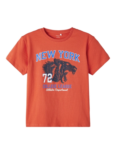 T Shirt Bert Burnt Ochre fra Name It