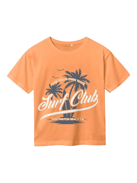 T Shirt Vagno Mock Orange fra Name It