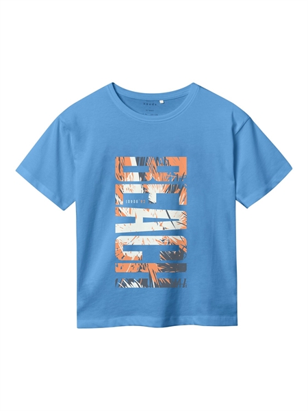Sej T-shirt med BEACH print - Vagno All Aboard fra Name It