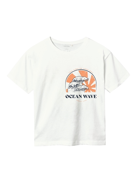 Sej kortærmet T-shirt Vagno i hvid fra Name It
