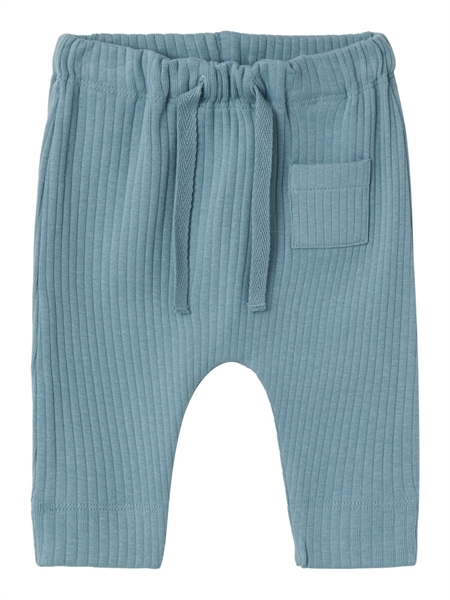 Rib Bukser Hebbe Smoke Blue fra Name It