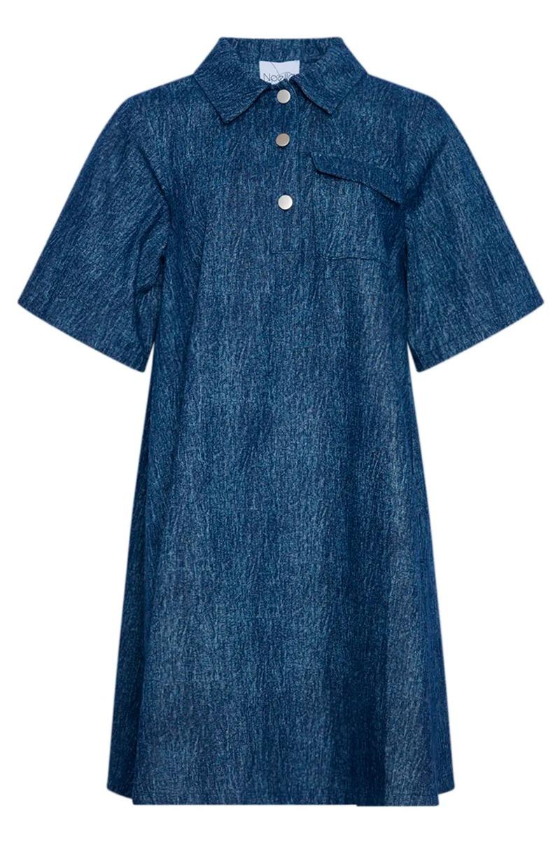 Kjole   Jozie Dress   Blue Snow Wash fra Noella
