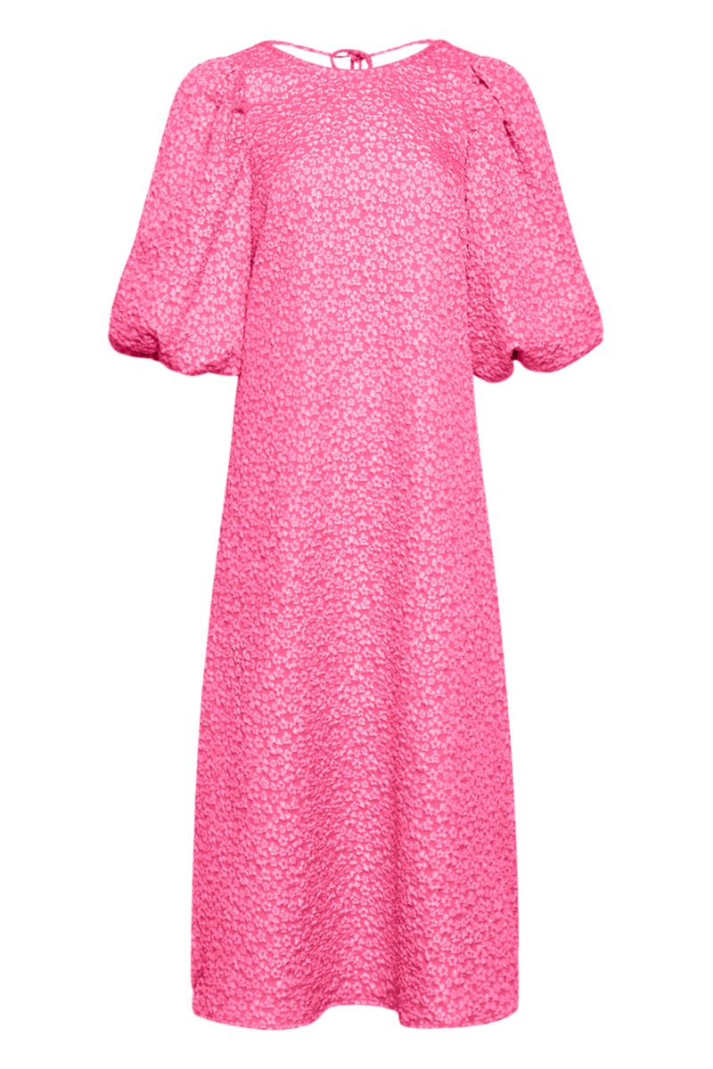Kjole   Reno Pastis Long Dress   Bright Pink fra Noella