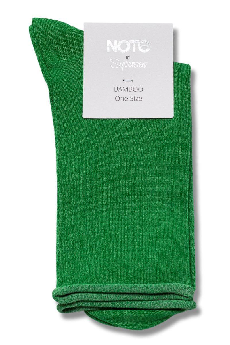 Oroblu   Strømper   Note Woman Bamboo Roll Top   Green fra Oroblãº