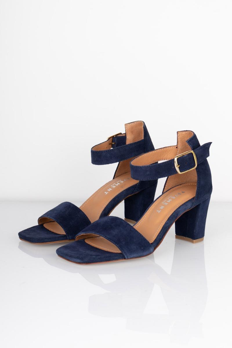 Stiletter   Lykke   Navy Suede fra Pavement