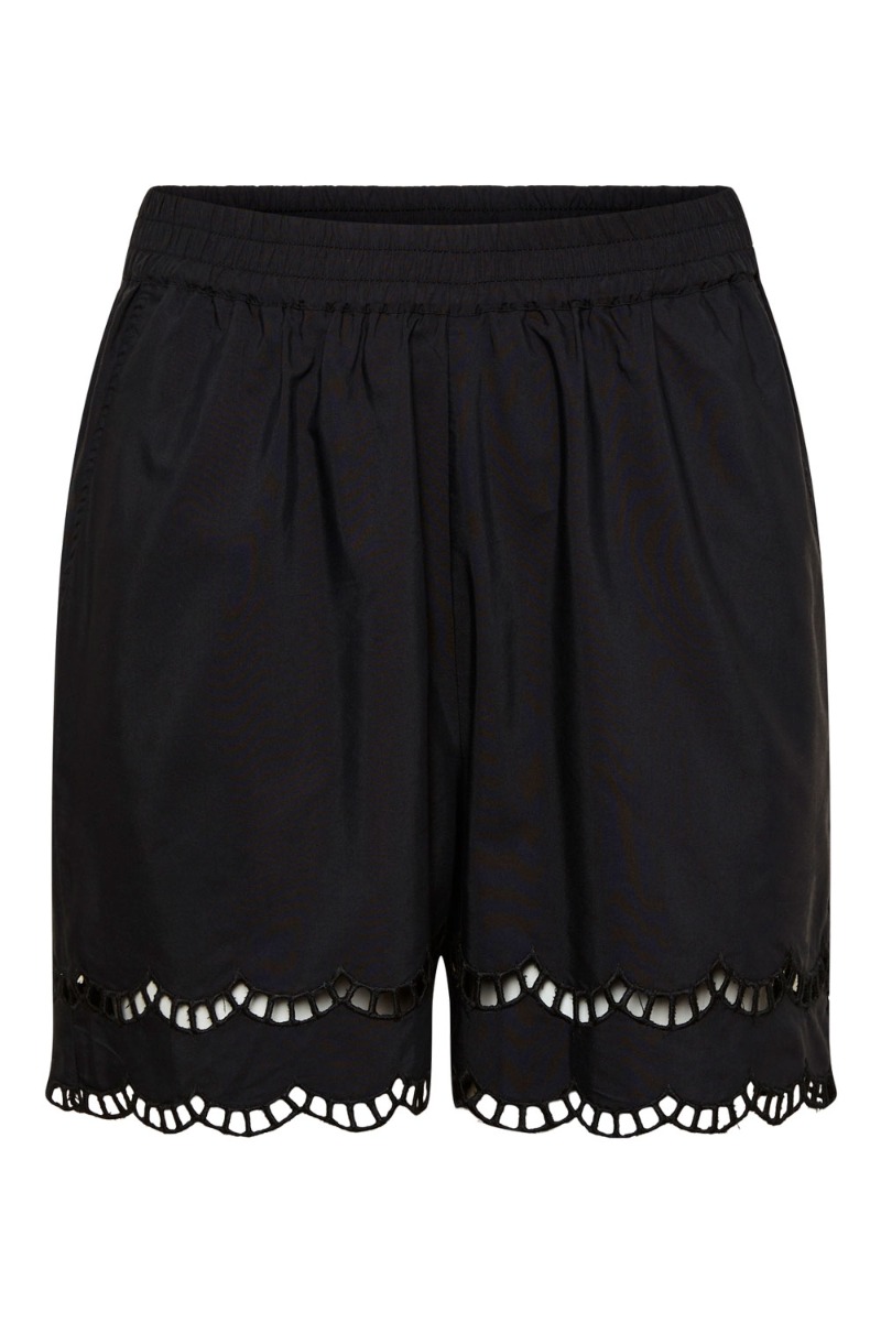 Shorts   Pc Sara Mw Shorts Camp   Black fra Pieces