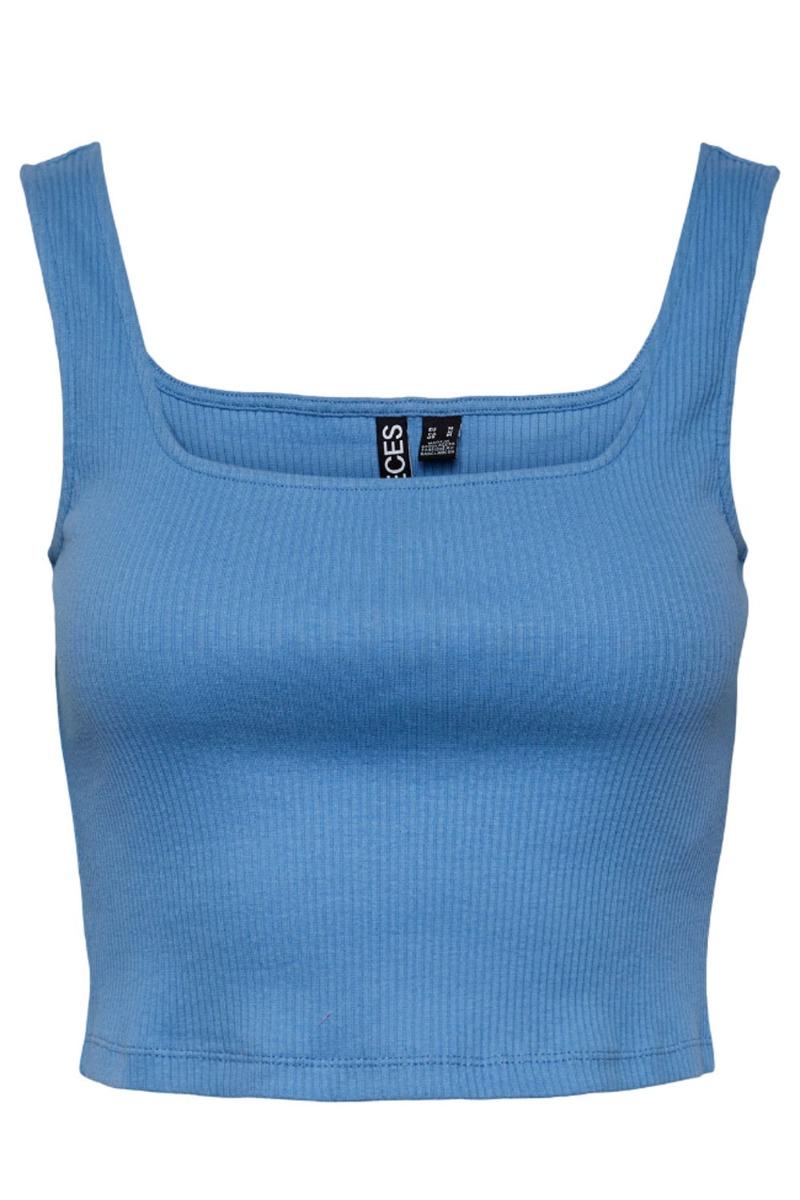 Top   Pc Nukisa Cropped Tank Top   Marina fra Pieces