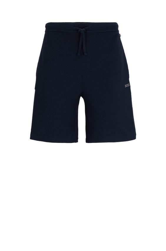 Waffle Shorts 10242355 01 fra Boss Black