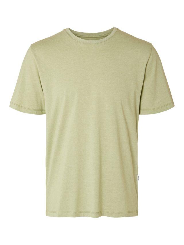 Slhaspen Mini Str Ss O Neck Tee Noo fra Selected