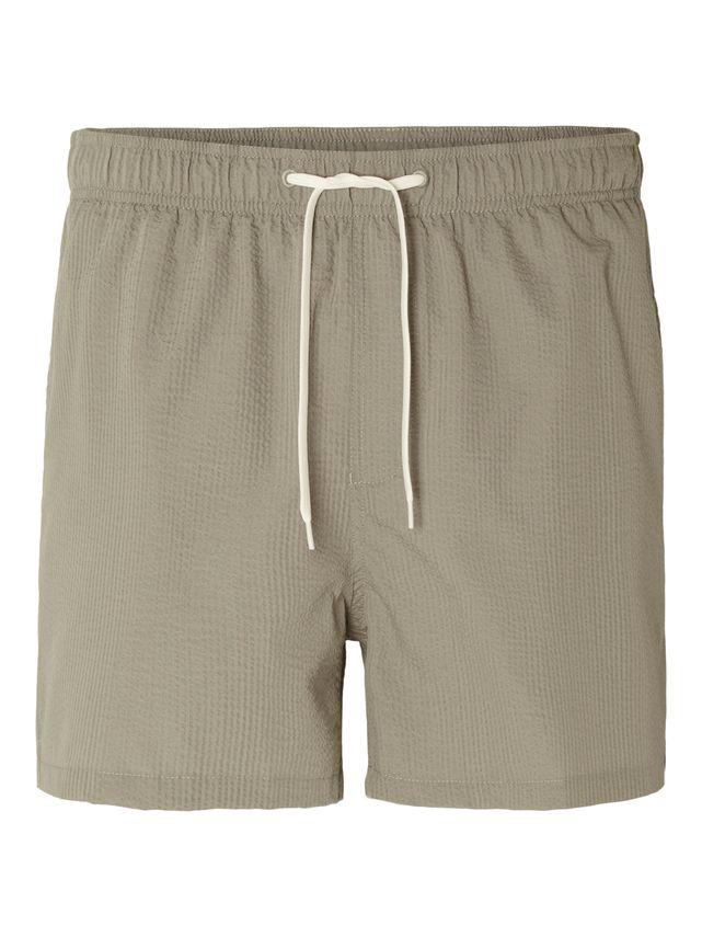 Slhcooper Seersucker Swimshorts fra Selected