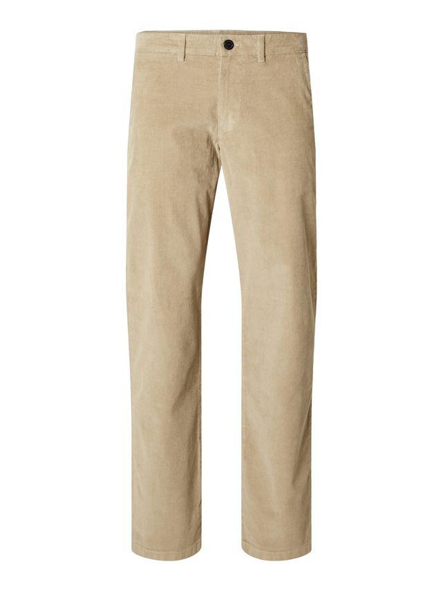 Slh196 Straight Miles Cord Pants W fra Selected