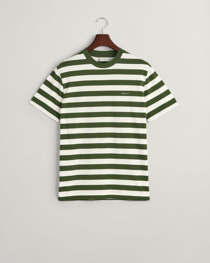Stripe Ss T Shirt fra Gant