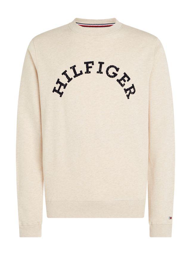 Hilfiger Arched Htr Sweatshirt fra Tommy Hilfiger