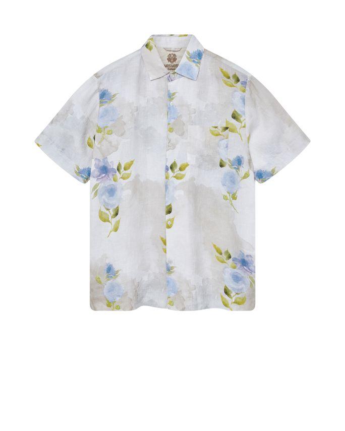 Mmgrife Ss Linen Shirt fra Mos Mosh