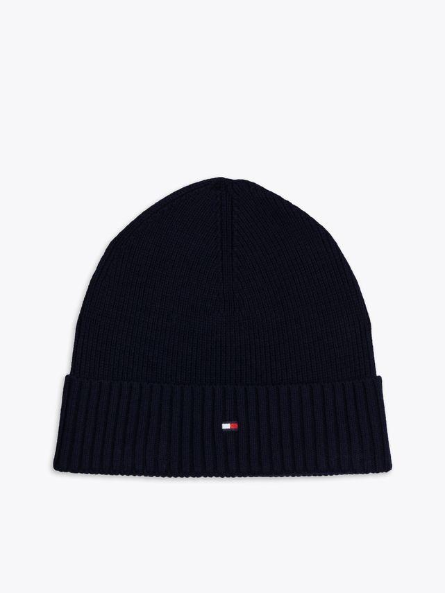 Th Flag Pima Cotton Beanie fra Tommy Hilfiger