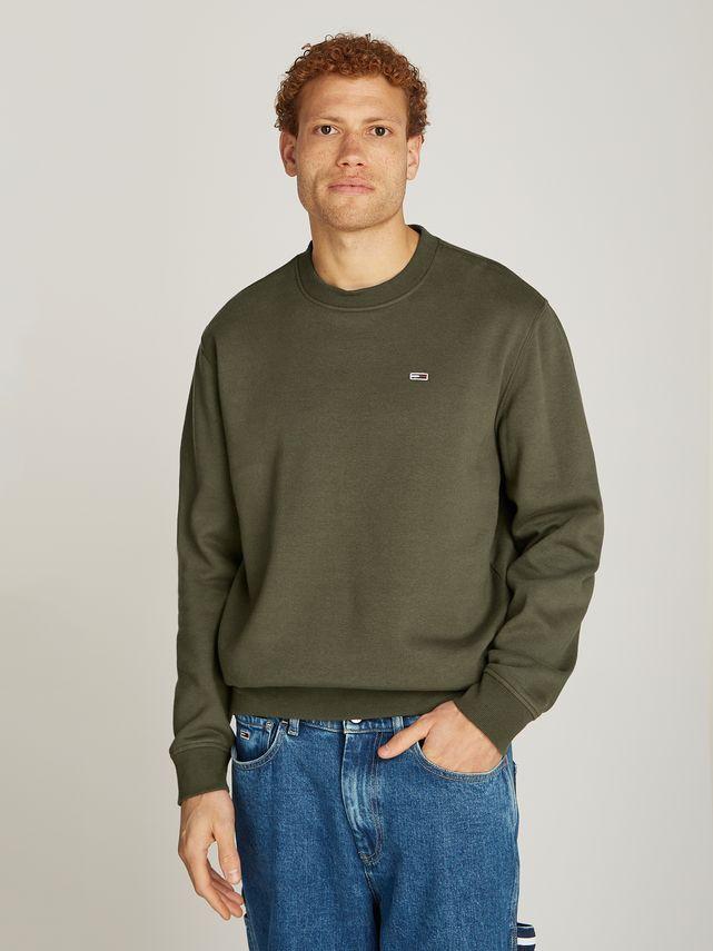 Tjm Reg S Flag Fleece Crew fra Tommy Jeans