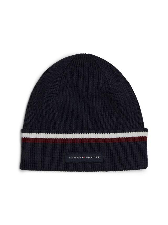Th Corp Love Solid Stripe Beanie fra Tommy Hilfiger