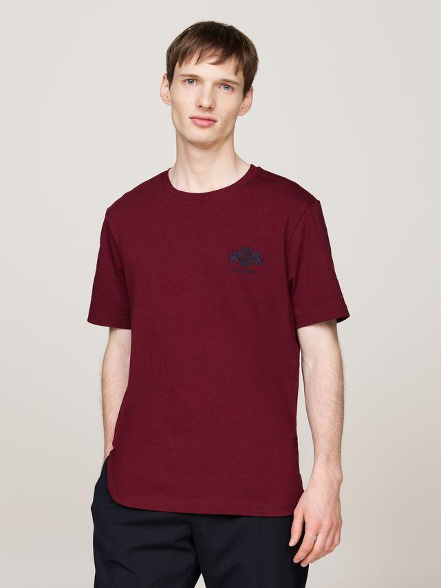Small Crest Embro Tee fra Tommy Hilfiger
